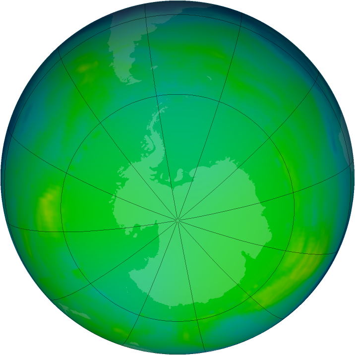 Ozone Map 1980-07-05